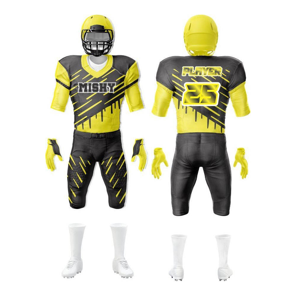New Design Customized American Football Jerseys Custom Cheap Sports & Training Wear American Football Uniforms